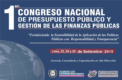 1er. Congreso Nacional de Administración Financiera del Sector Publico