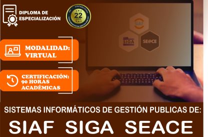 Diploma de Especialización Siaf Rp – Siga y Seace