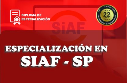 Diploma de Especialización en el SIAF-SP